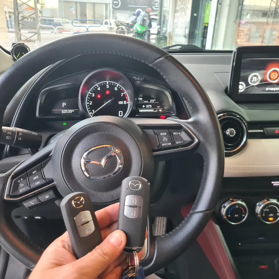 Mazda cx3 Add keyOrginal - הוספת מפתח לרכב מאזדה CX3